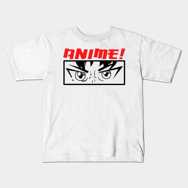 Anime Kids T-Shirt by Foxxy Merch